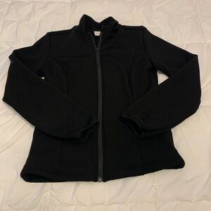Black 7 Diamonds Full Zip Sweatshirt/ Lightweight Jacket